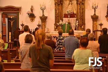 El párroco Eugenio Peñate Suárez se despide de sus feligreses de Tara y San Roque/Francisco Javier Santana y TA.